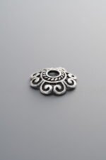 925 Silver-Vintage-Flower Bead Cap-13mm
