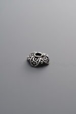 925 Silver-Vintage-Flower Bead Cap-7mm - Image 4
