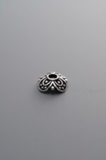 925 Silver-Vintage-Flower Bead Cap-7mm - Image 3