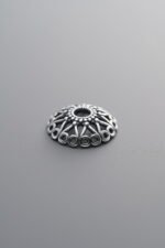 925 Silver-Vintage-Flower Bead Cap-12mm - Image 4