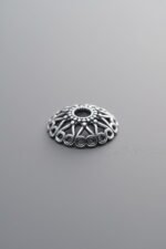 925 Silver-Vintage-Flower Bead Cap-12mm - Image 3