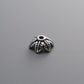 925 Silver-Vintage-Flower Bead Cap-7mm