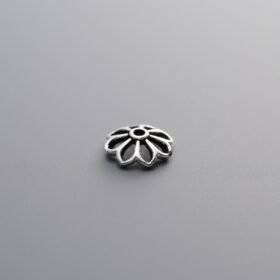 925 Silver-Vintage-Flower Bead Cap-7mm