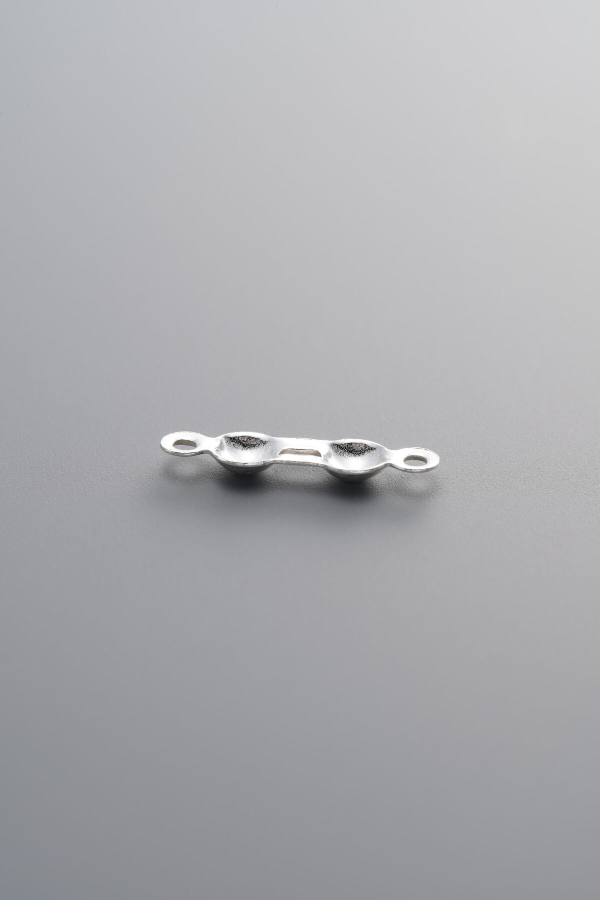 925 Sterling Silver-Bright-Wire Clasp-11mm - Image 2