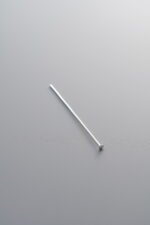 925 Sterling Silver-Bright-Flat Head Pin-30mm