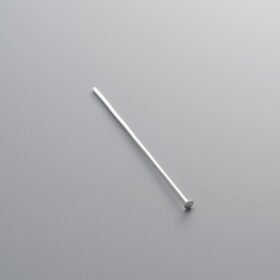 925 Sterling Silver-Bright-Flat Head Pin-30mm