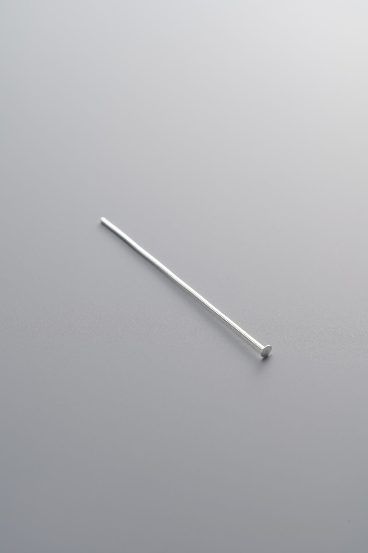 925 Sterling Silver-Bright-Flat Head Pin-30mm - Image 4
