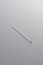 925 Sterling Silver-Bright-Flat Head Pin-30mm - Image 4