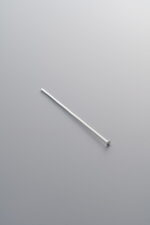 925 Sterling Silver-Bright-Flat Head Pin-30mm - Image 4