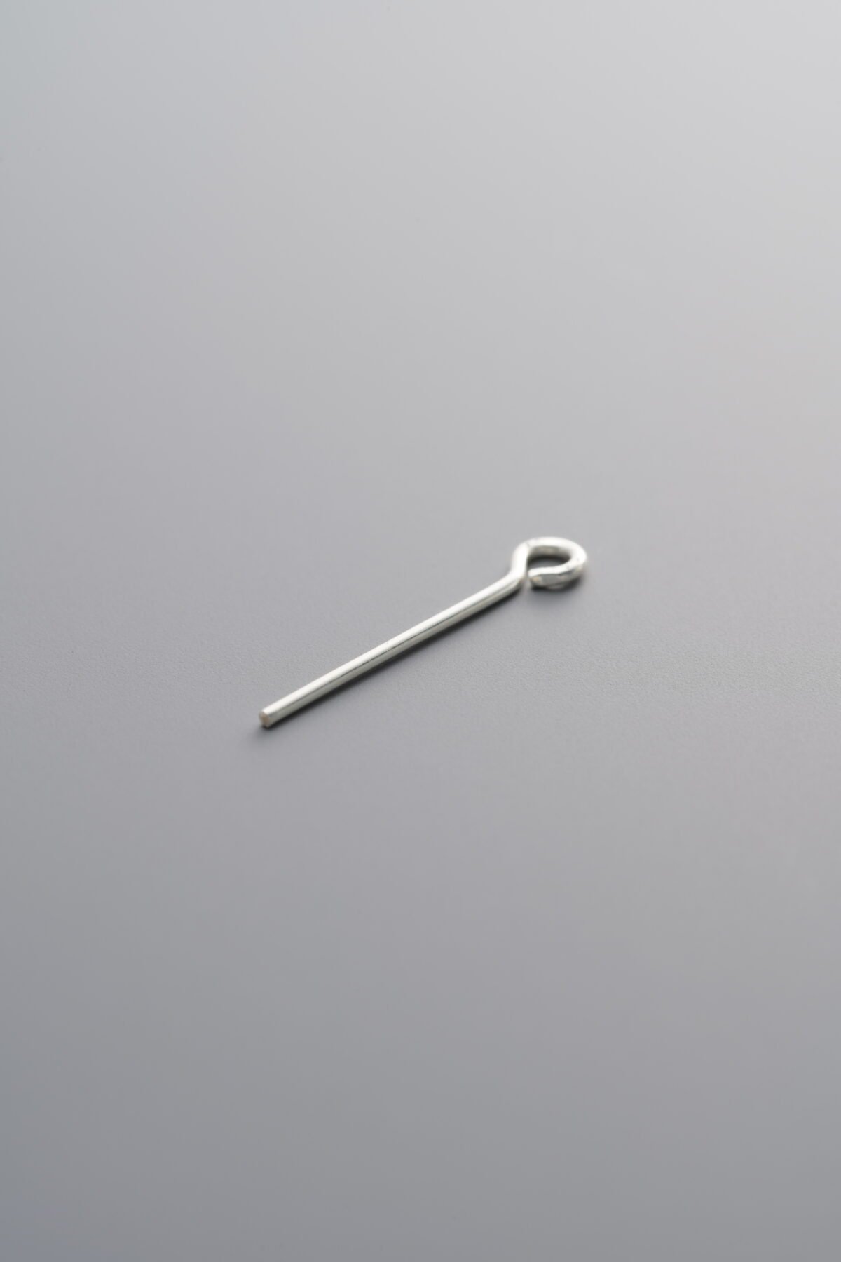 925 Sterling Silver-Bright-Eye Pin-15mm - Image 3