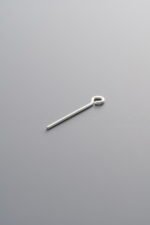 925 Sterling Silver-Bright-Eye Pin-15mm - Image 3