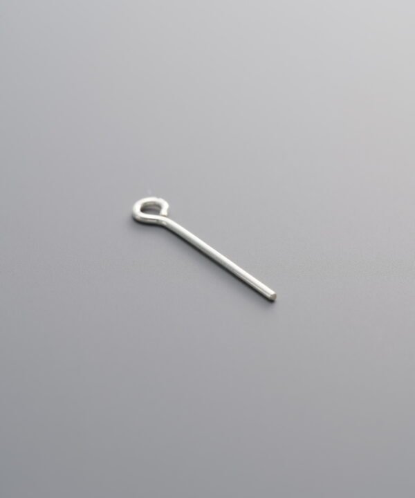 925 Sterling Silver-Bright-Eye Pin-15mm