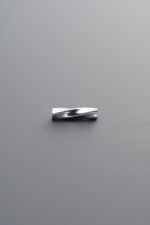 925 Sterling Silver-Bright-Spiral Short Tube Bead-8mm - Image 2