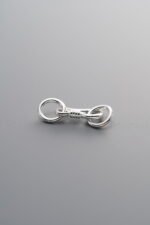 925 Sterling Silver-Bright-SpRing Ring Clasp-10mm - Image 4