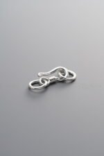 925 Sterling Silver-Bright-SpRing Ring Clasp-10mm