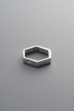 925 Sterling Silver-Bright-Hexagonal Bead-Wrapping Accessory-10mm - Image 4