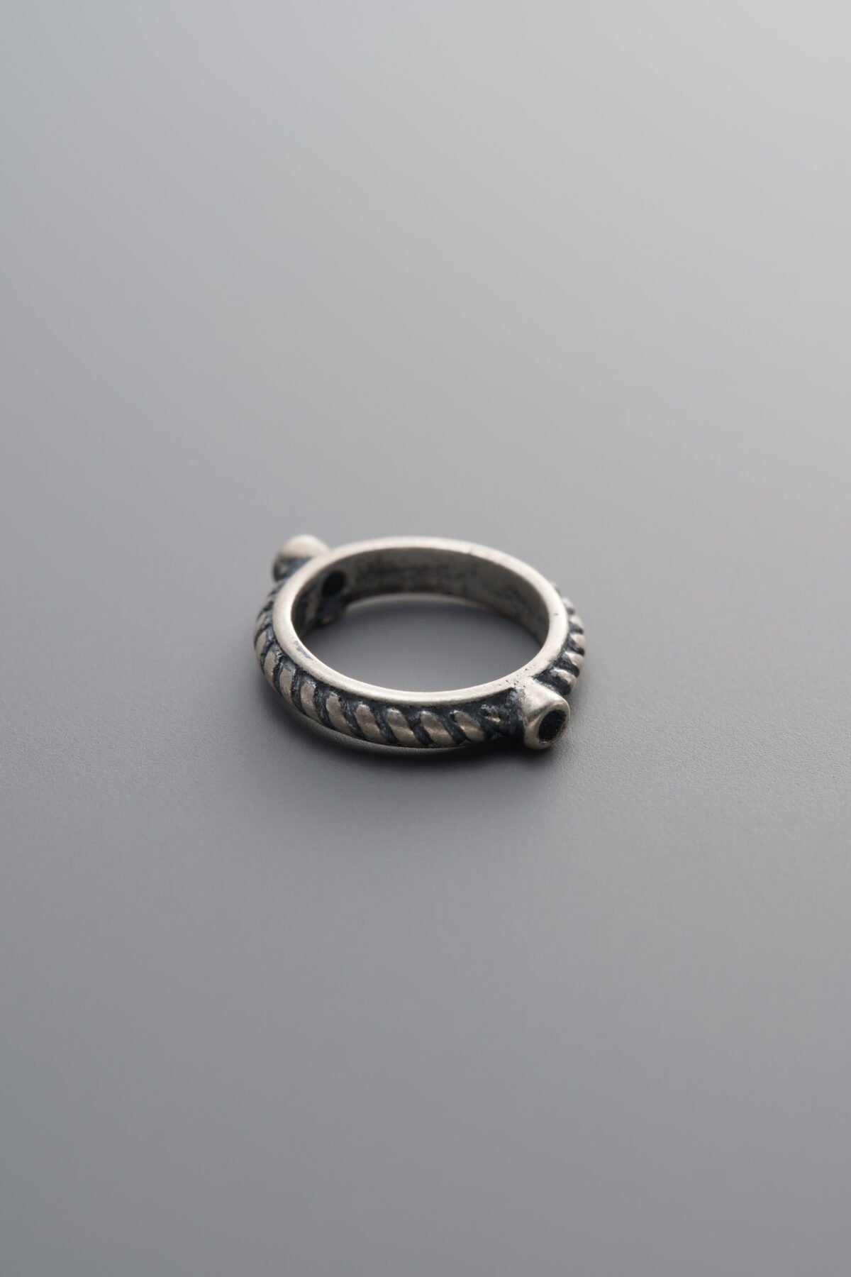 925 Sterling Silver-Antiqued-Round Cover Bead-13mm - Image 4