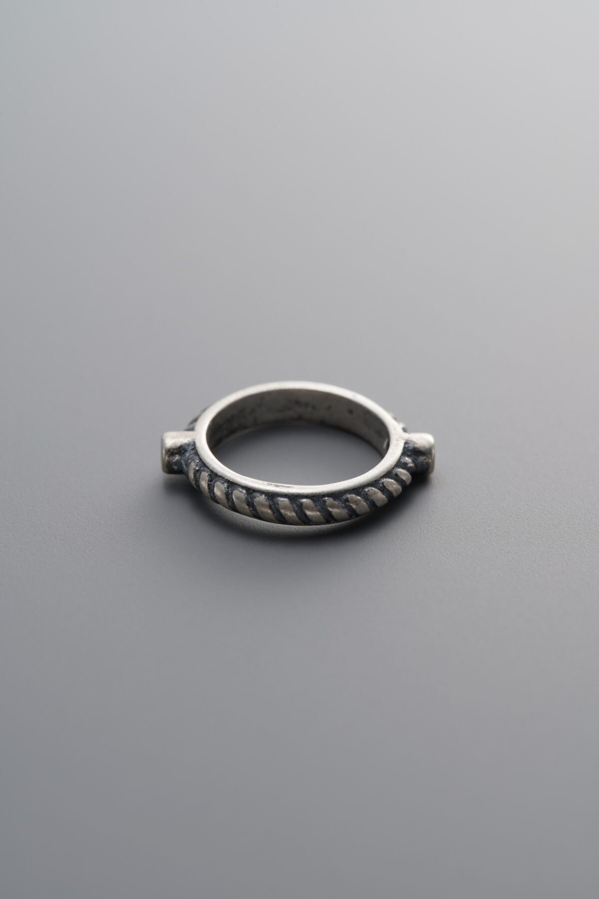 925 Sterling Silver-Antiqued-Round Cover Bead-13mm - Image 2