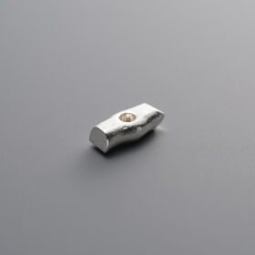 925 Sterling Silver-Bright-Tube Bead Spacer Bead-8mm