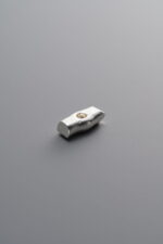 925 Sterling Silver-Bright-Tube Bead Spacer Bead-8mm