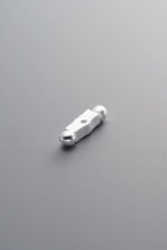 925 Silver-Plain-Vertical Stick Spacer Beads-12mm - Image 4