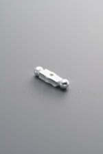 925 Silver-Plain-Vertical Stick Spacer Beads-12mm