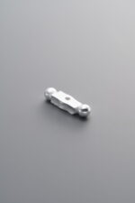 925 Sterling Silver-Bright-Tube Bead Spacer Bead-12mm