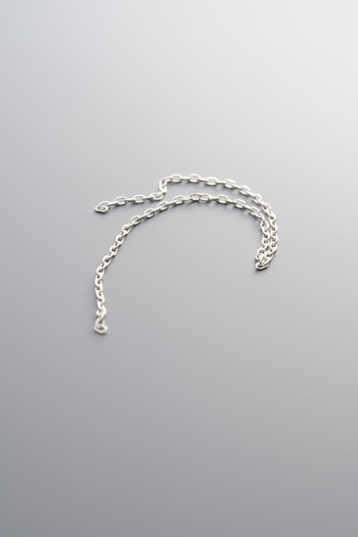 925 Sterling Silver-Bright-030 Chain-100mm - Image 1