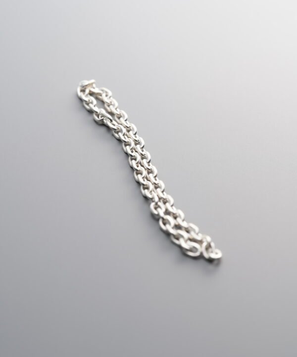 925 Sterling Silver-Bright-060 Chain-100mm