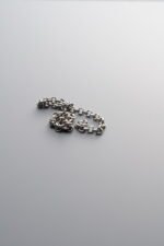925 Sterling Silver-Antiqued-Matte Finish Chain-100mm - Image 4