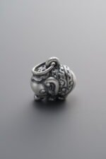 999 Silver-Vintage-3D Elephant Pendant-16mm - Image 4