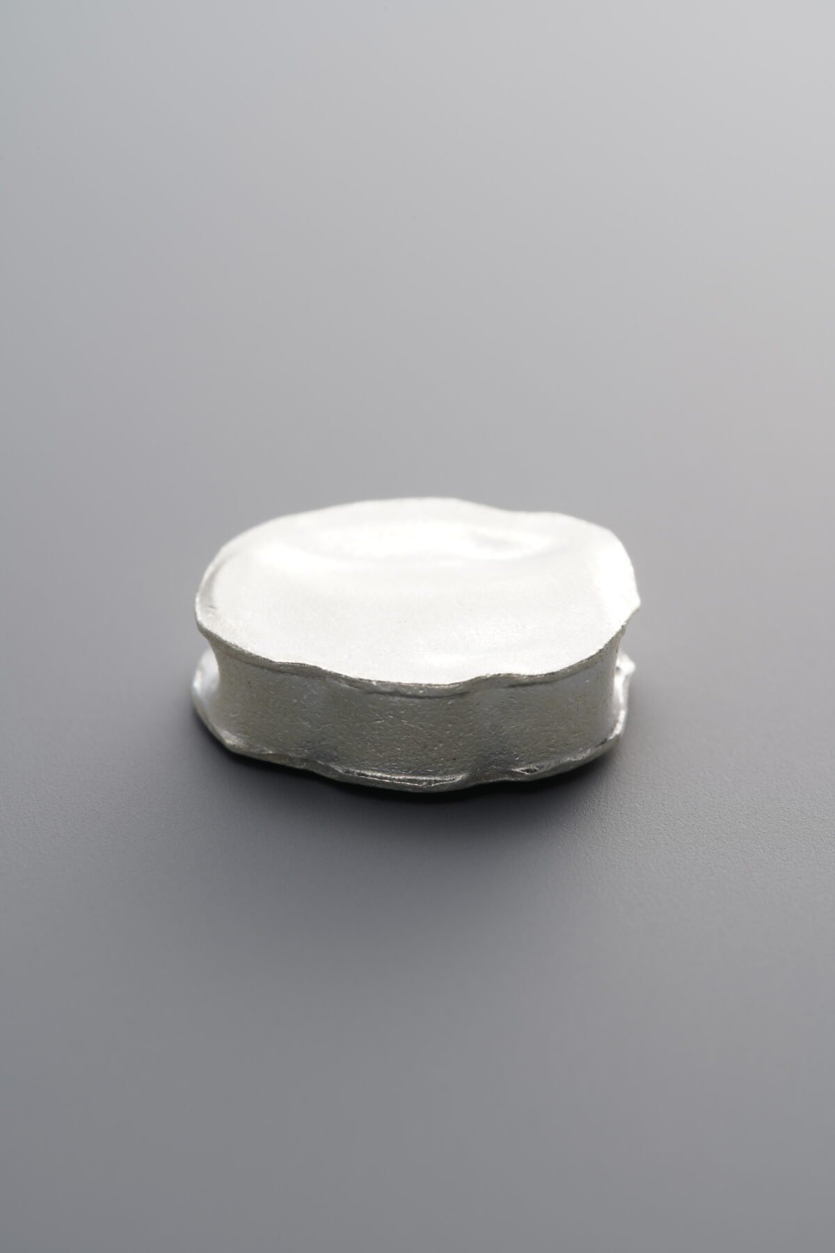 999 Fine Silver-Bright-Dimensional Irregular Coin Bead-14mm - Image 2