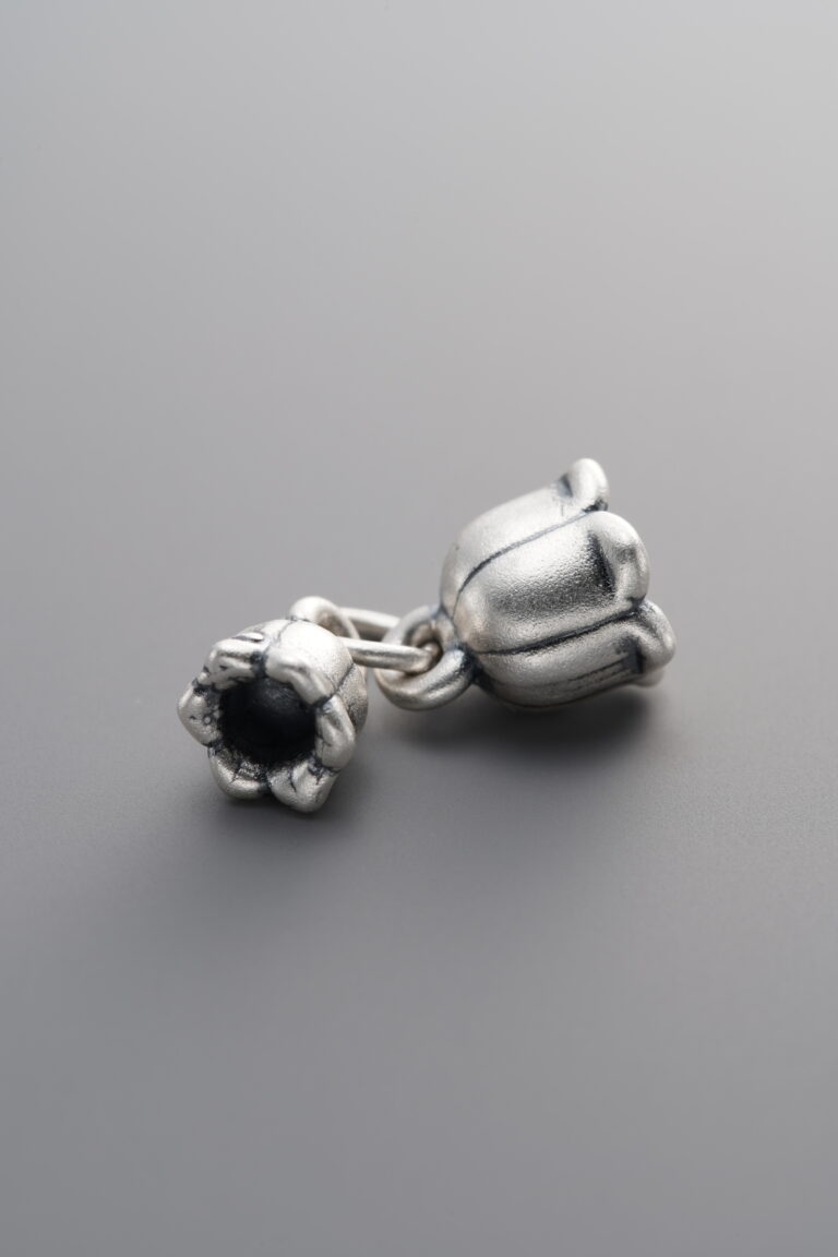 3D Double-Bud Pendant