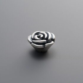 3D Rose Flower Spacer Bead