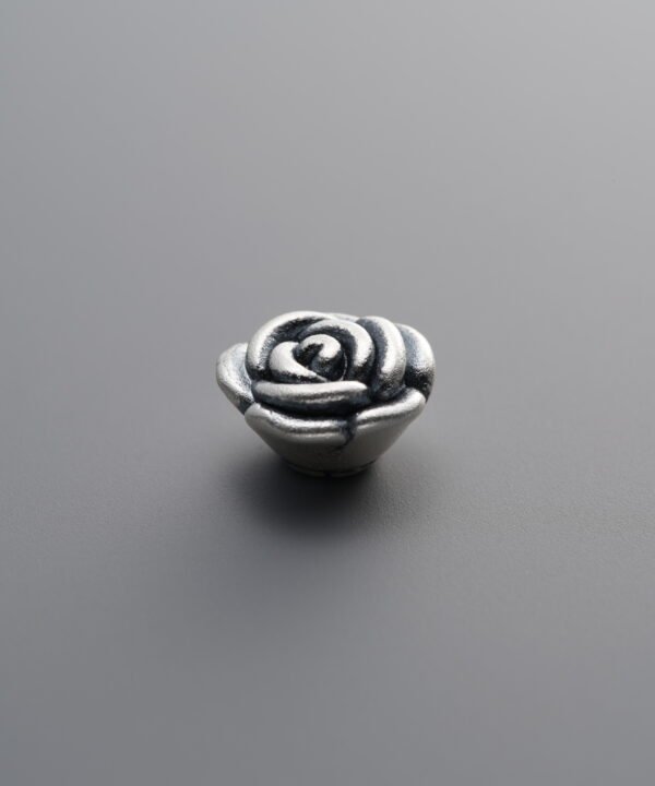 3D Rose Flower Spacer Bead