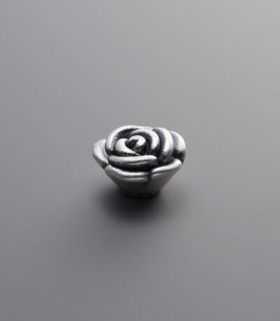 3D Rose Flower Spacer Bead