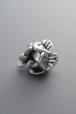 999 Silver-Vintage-3D Flower Wreath Spacer Bead-14mm - Image 2