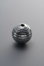 999 Fine Silver-Antiqued-Dimensional Spiral Spacer Bead-10mm - Image 4