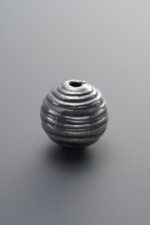 999 Fine Silver-Antiqued-Dimensional Spiral Spacer Bead-10mm - Image 3