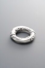 999 Silver-Vintage-3D Fish Sliding Ring-20mm - Image 3