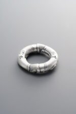 999 Silver-Vintage-3D Fish Sliding Ring-20mm - Image 2