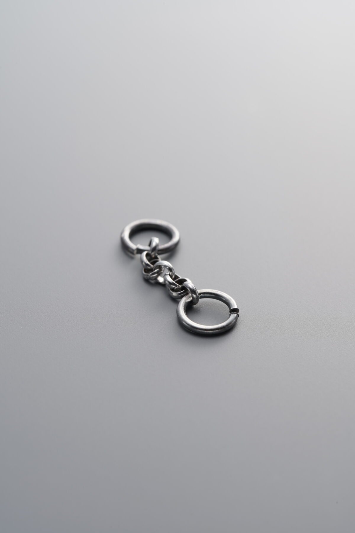 999 Fine Silver-Antiqued-Connector Link-20mm - Image 3