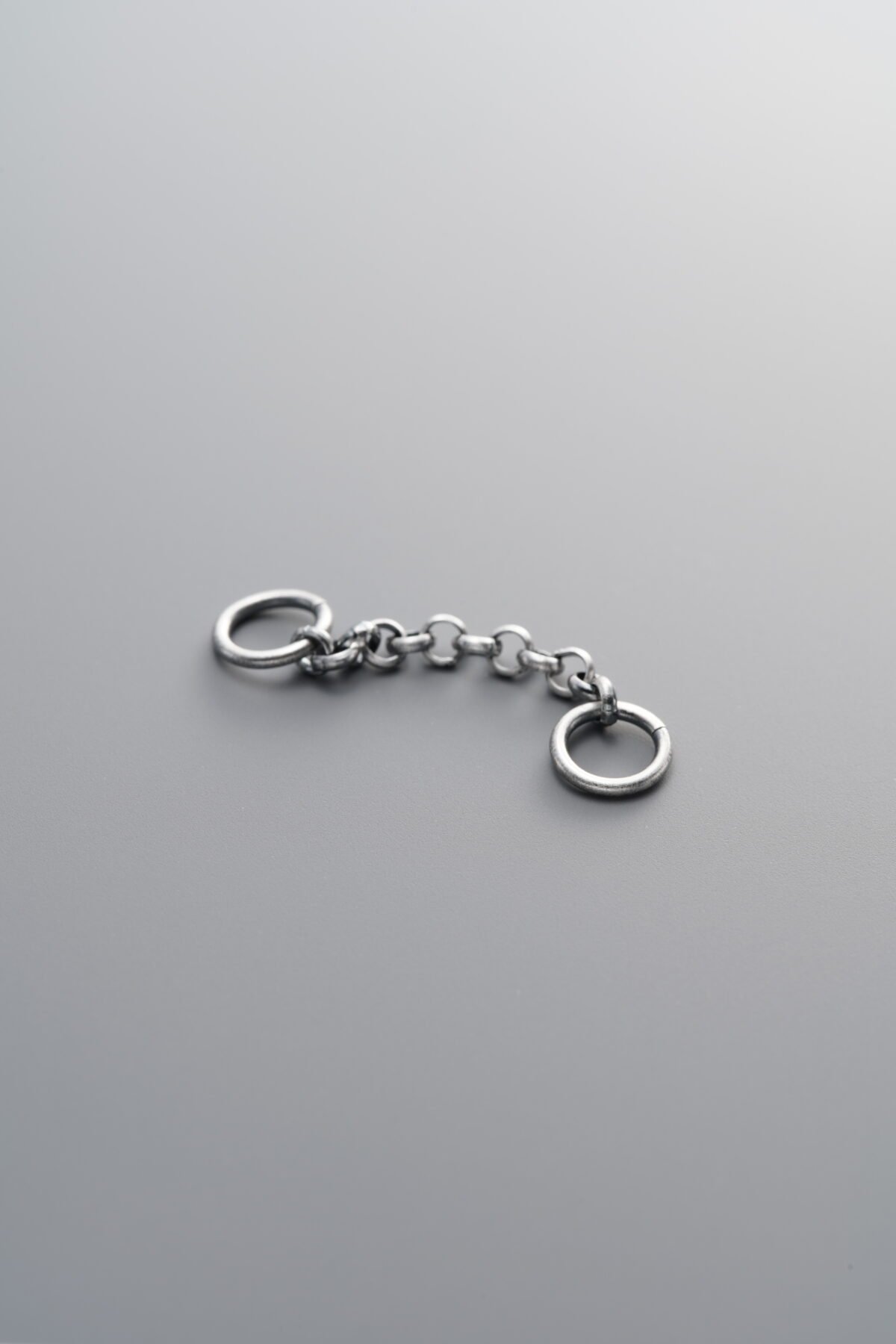 999 Fine Silver-Antiqued-Connector Link-28mm - Image 2