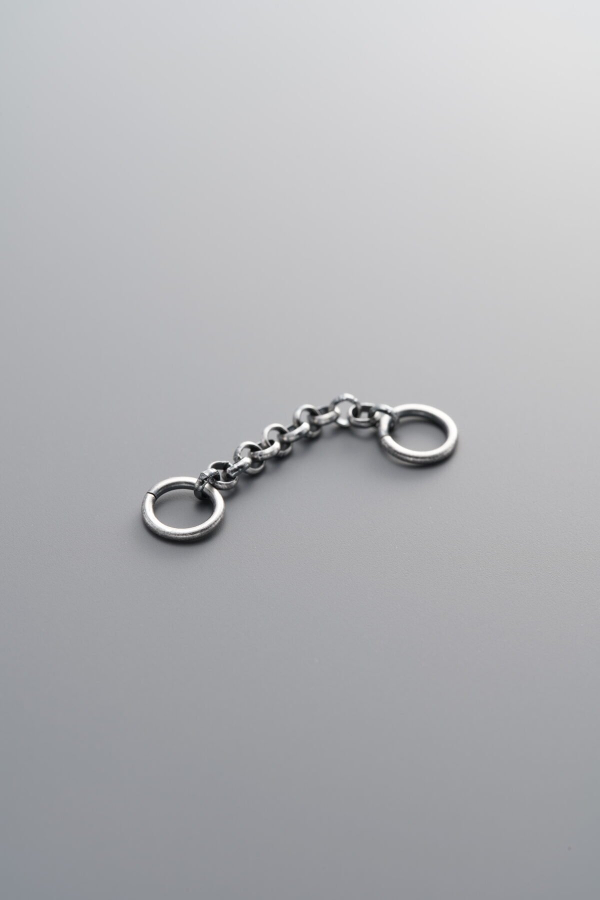 999 Fine Silver-Antiqued-Connector Link-28mm - Image 1