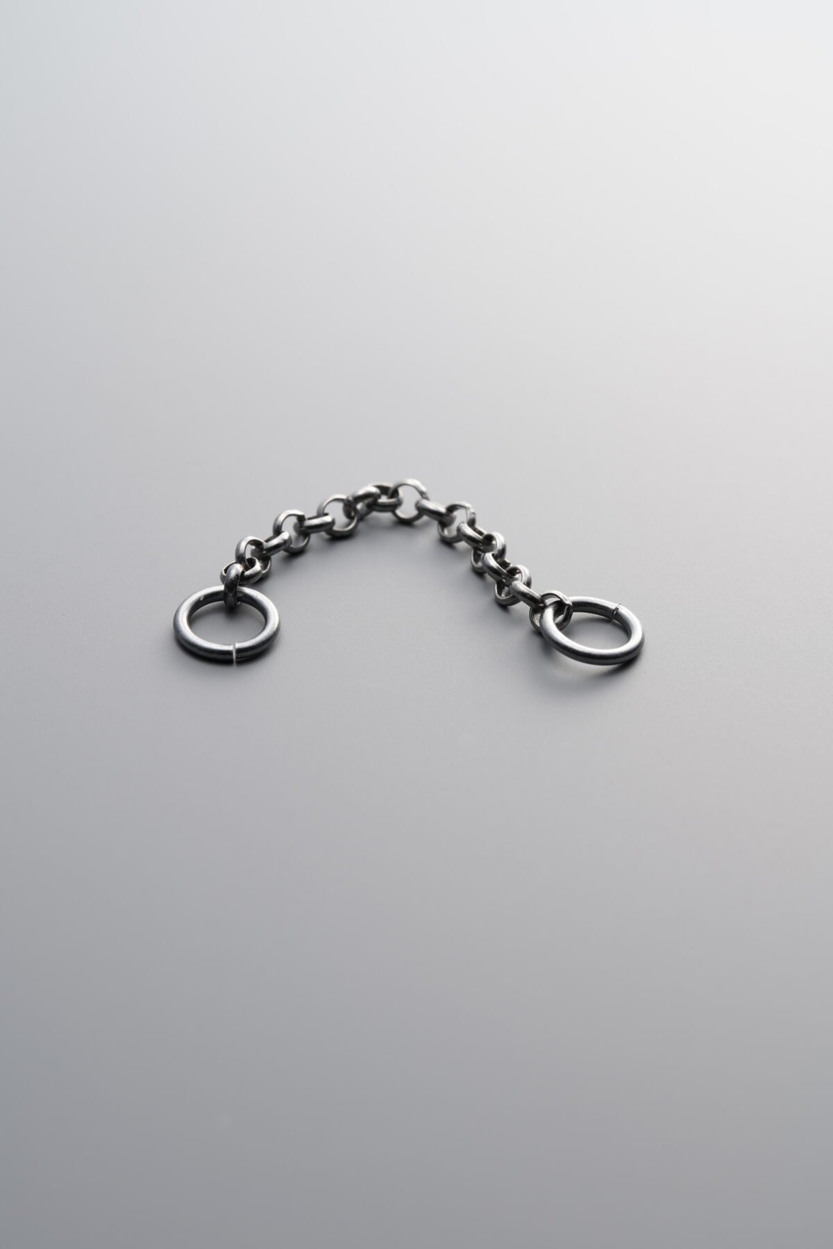 999 Fine Silver-Antiqued-Connector Link-40mm - Image 1