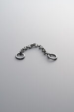 999 Fine Silver-Antiqued-Connector Link-40mm