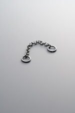 999 Fine Silver-Antiqued-Connector Link-40mm - Image 3