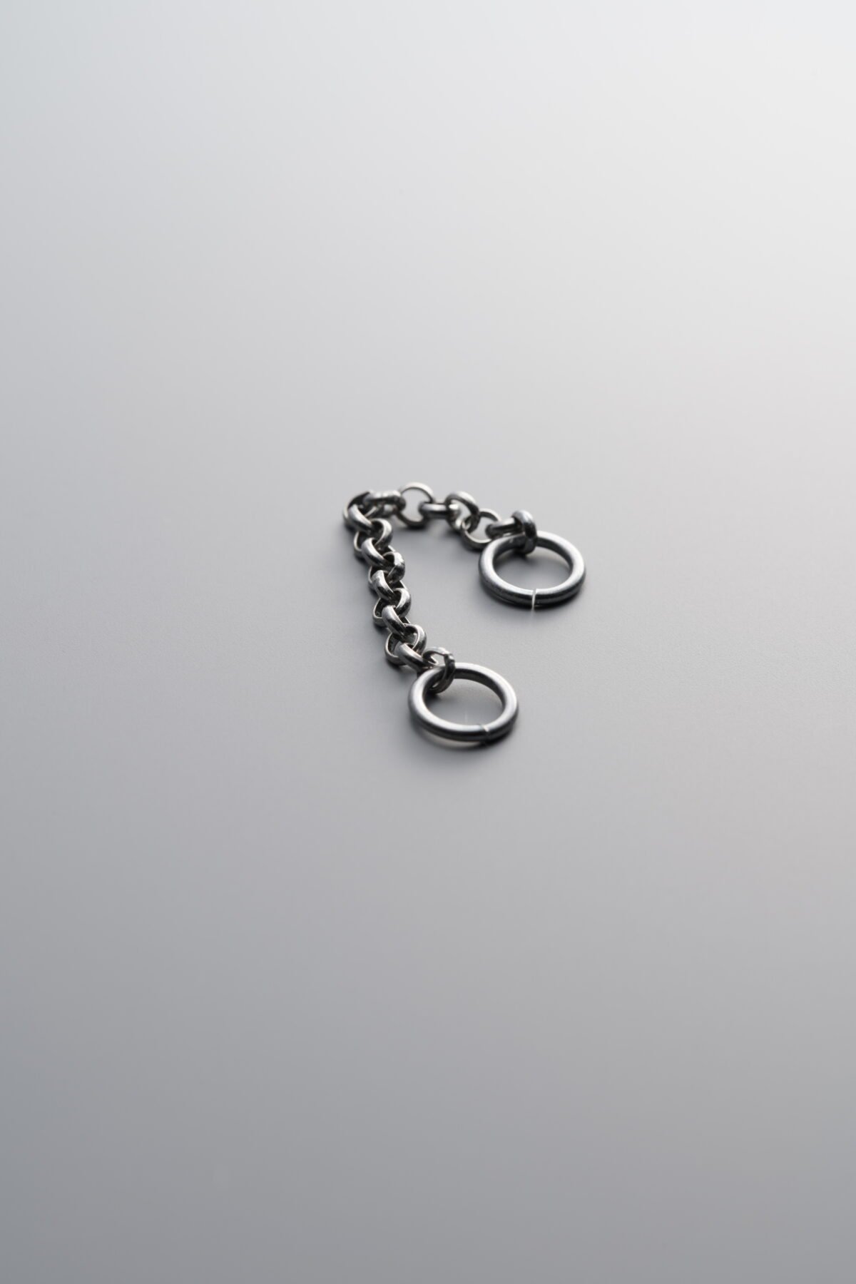 999 Fine Silver-Antiqued-Connector Link-40mm - Image 2