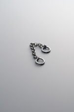 999 Fine Silver-Antiqued-Connector Link-40mm - Image 2