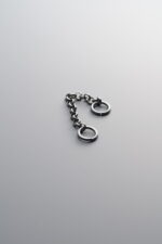 999 Fine Silver-Antiqued-Connector Link-40mm - Image 2
